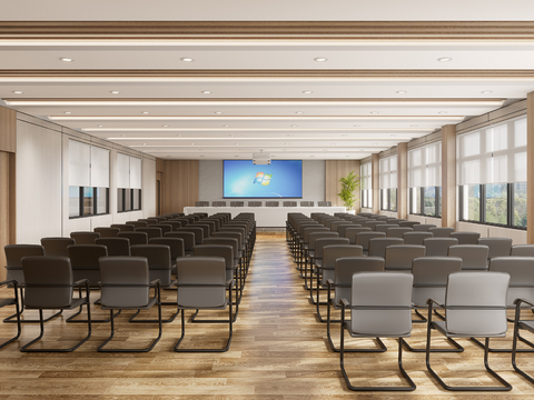 Modern Conference Hall Report Hall