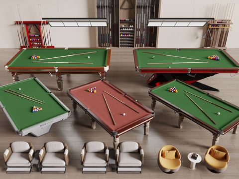 Modern billiard table billiard