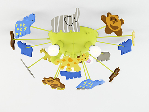 Cartoon chandelier for children