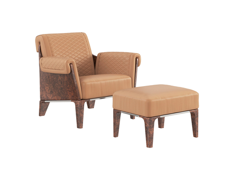 Bentley-SHERWOOD-Italian Lounge Chair Armchair