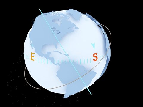 A bird's-eye view of the modern earth