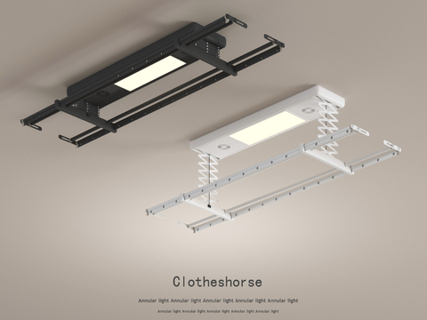 Telescopic drying rack Invisible drying rack