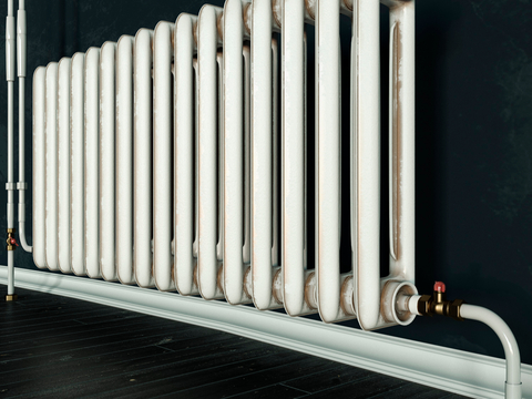 Modern heating pipe radiator