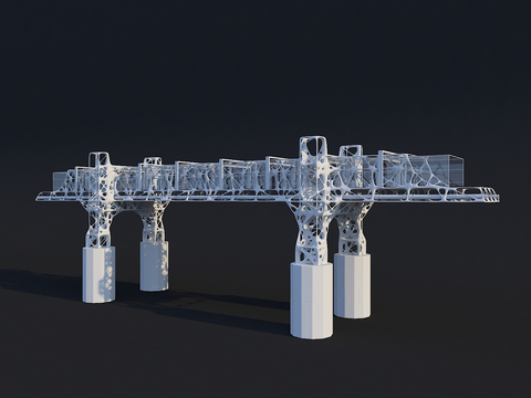 modern bridge overpass