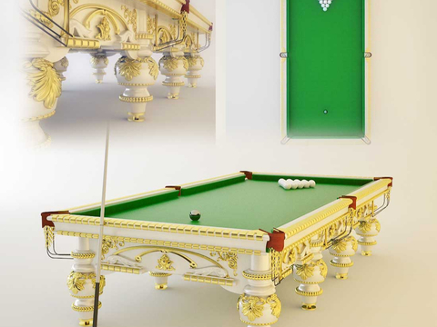 European-style billiard table