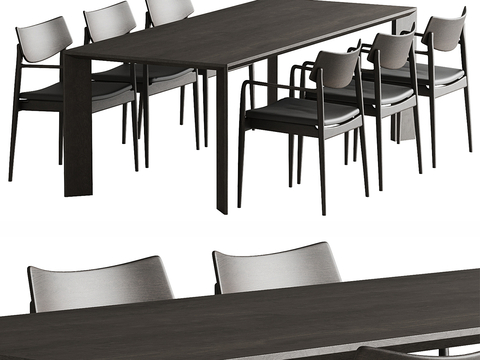 KARIMOKU modern dining table and chair