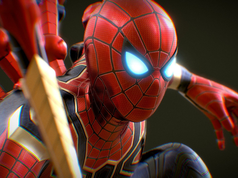 Steel Spider-Man Hand