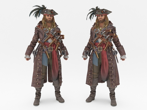 Captain Jack Pirate Figure