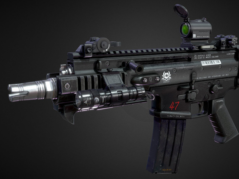 Military pistol assault rifle