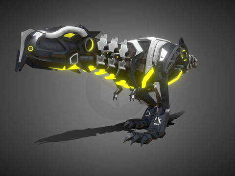 Film and TV animation mechanical dinosaur