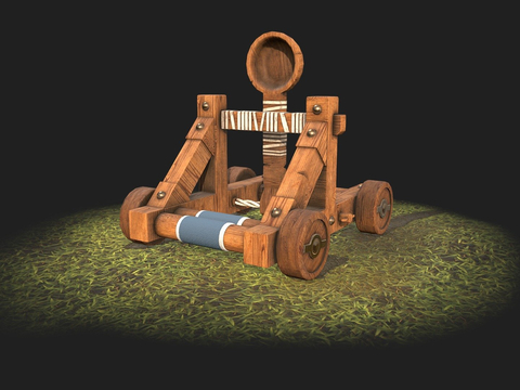 Medieval stone machine