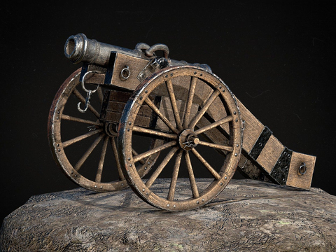 Military Cannon Wheel Cannon