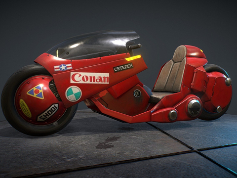 Akila Motorcycle Sci-Fi Motorcycle