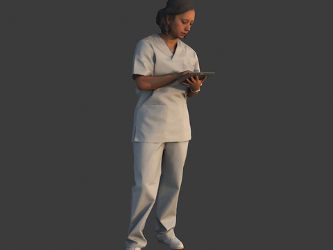 Female doctor nurse nurse worker