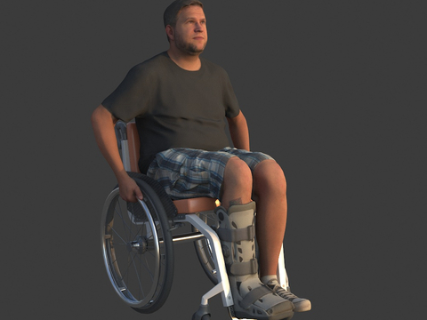 Patient Patient Wheelchair Man