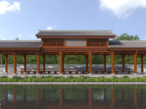 Chinese Landscape Pavilion