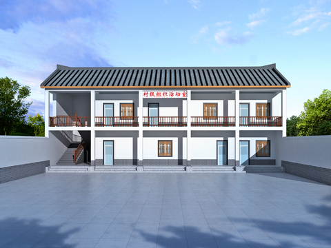 Appearance of Village-level Activity Building of New Chinese-style Party-masses Service Center