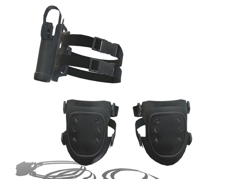 Military knee pad holster