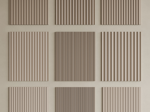 Minimalist Panel Grille Panel Wood Grille