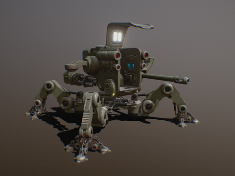 Four-legged mecha heavy mecha