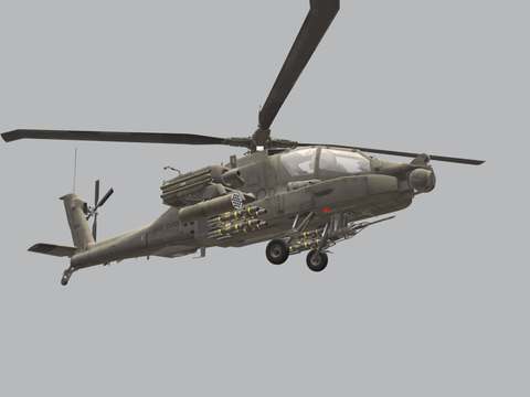 Military helicopter aircraft