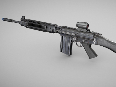 Automatic rifle submachine gun