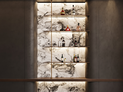 Italian Wine Cabinet Wine Rack