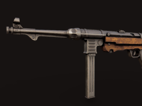 MP40 machine gun submachine gun