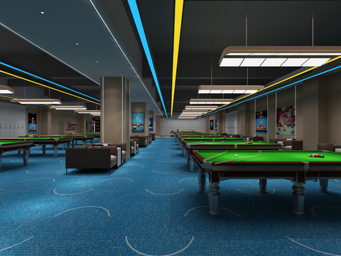 Modern Billiards Hall Billiards Hall