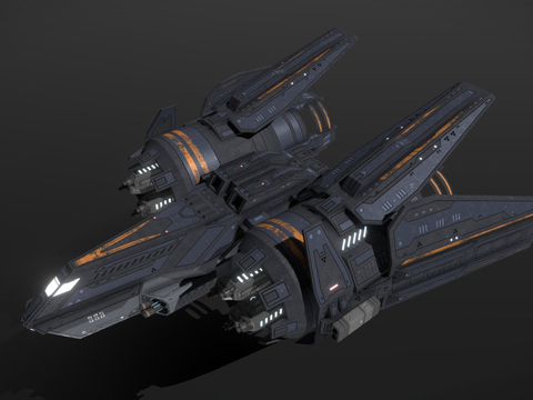 Sci-fi heavy fighter