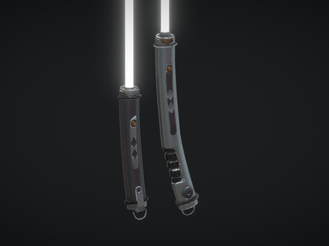 Ahsoka Lightsaber Anime Weapons