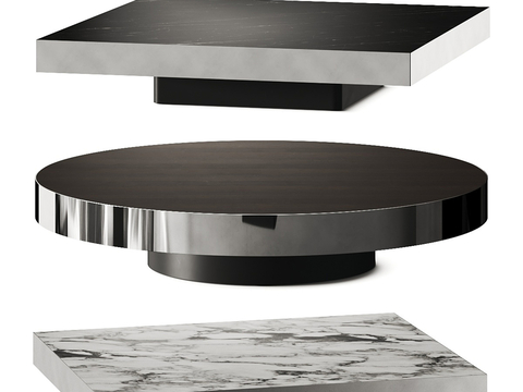 Minotti Italian round coffee table