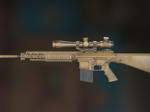 semi-automatic sniper rifle