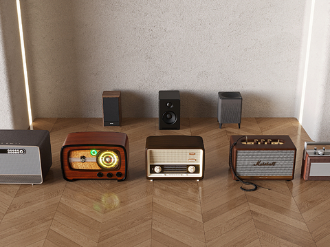 Retro radio stereo