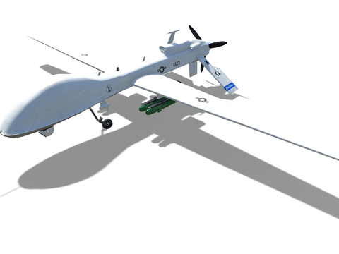 Military Drone Bombing Drone