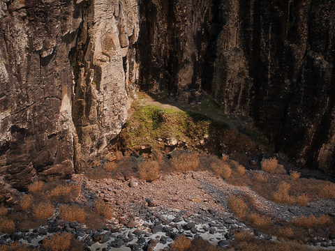 rock beach cliff micro-topography