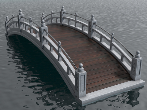 New Chinese-style Bridge Arch Bridge Stone Bridge