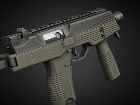 MP9 submachine gun weapon