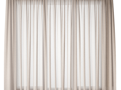 Plain curtain gauze curtain