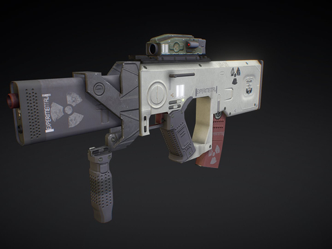 Sci-fi rifle weapon