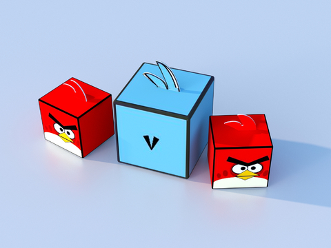 Children's Toys Game Ornaments Angry Birds