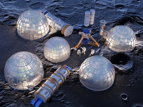 Space Station Glass Dome