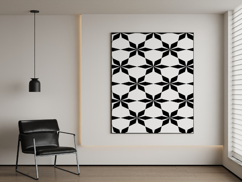 Decorative Painting Art Painting Black and White Painting