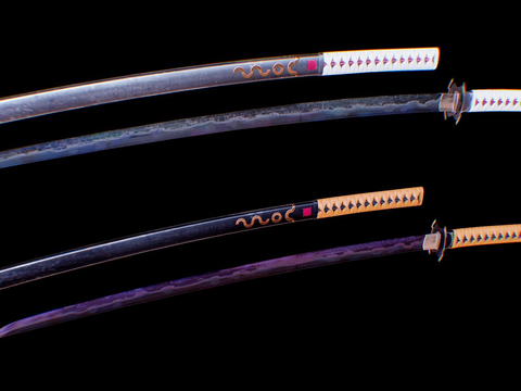 Samurai sword cold weapon