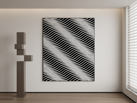 art painting black and white painting decorative painting