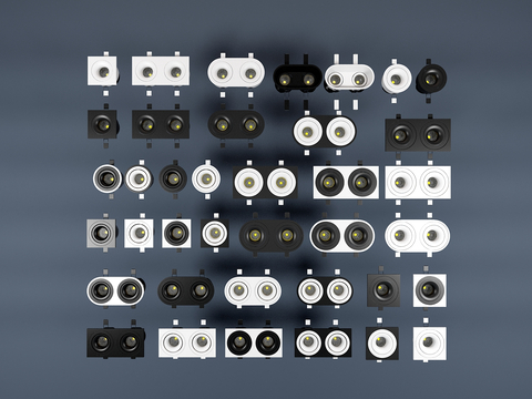 surface mounted downlight recessed spotlight