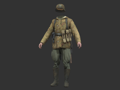 German camouflage uniform