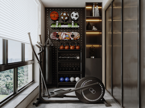 Modern Balcony Gym