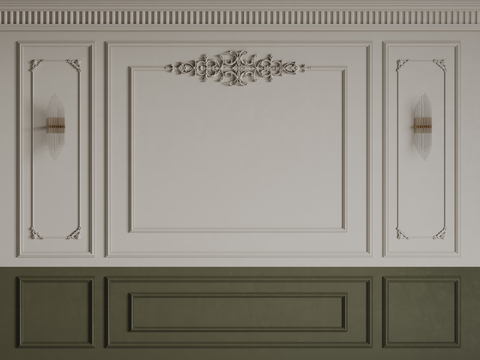 French Panel Wall Trim Panel Wall Skirt