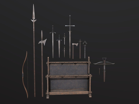 medieval weapon weapon rack